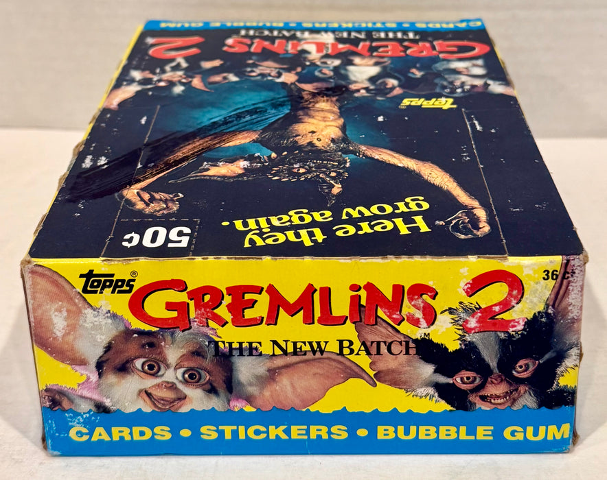 1990 Topps Gremlins 2 Movie Vintage FULL 36 Pack Trading Card Wax Box