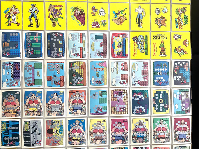 Nintendo Game Pack 60 Card Set with 33 Stickers Topps 1989 UNSCRATCHED   - TvMovieCards.com