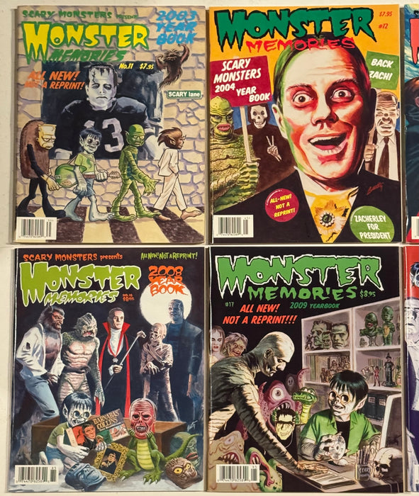 Scary Monster Memories Yearbook Horror Magazine Collection #11-#20 2003/2012 - TvMovieCards.com