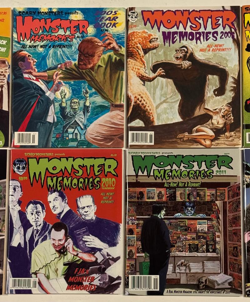 Scary Monster Memories Yearbook Horror Magazine Collection #11-#20 2003/2012 - TvMovieCards.com