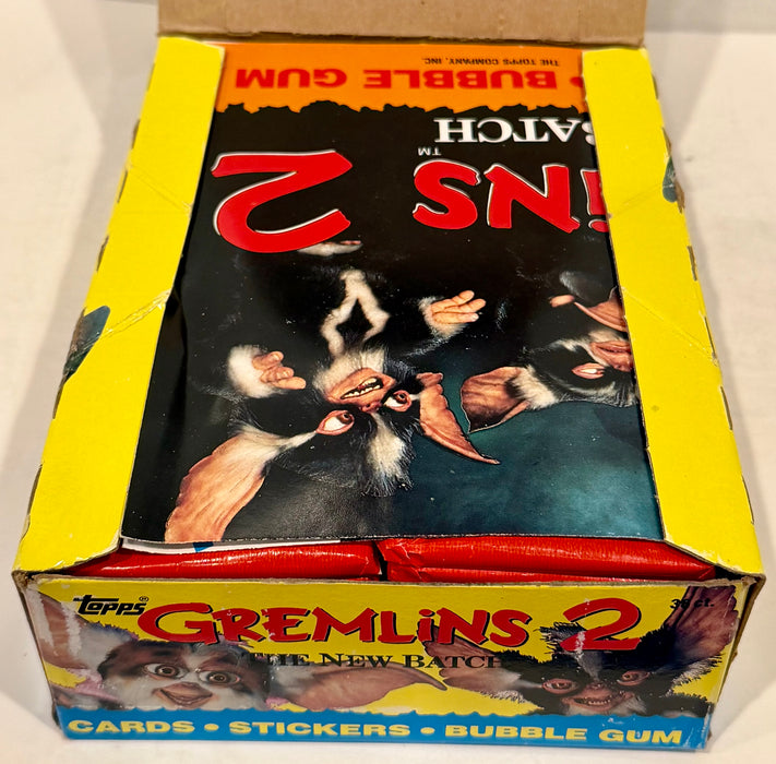 1990 Topps Gremlins 2 Movie Vintage FULL 36 Pack Trading Card Wax Box
