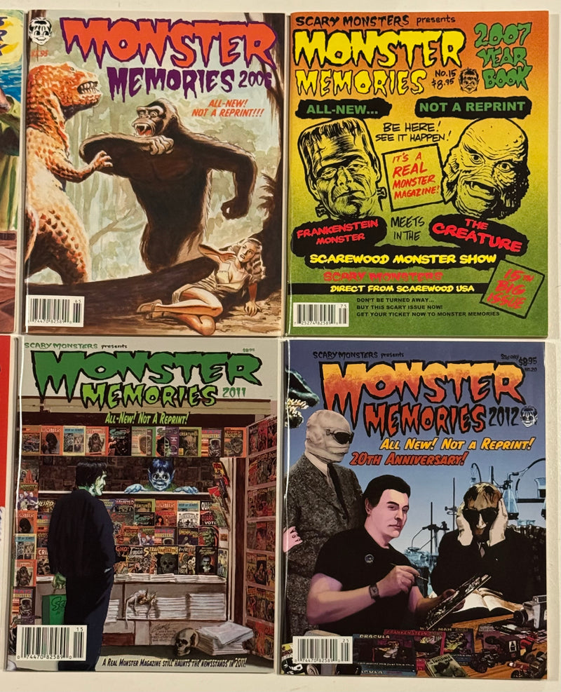Scary Monster Memories Yearbook Horror Magazine Collection #11-#20 2003/2012 - TvMovieCards.com
