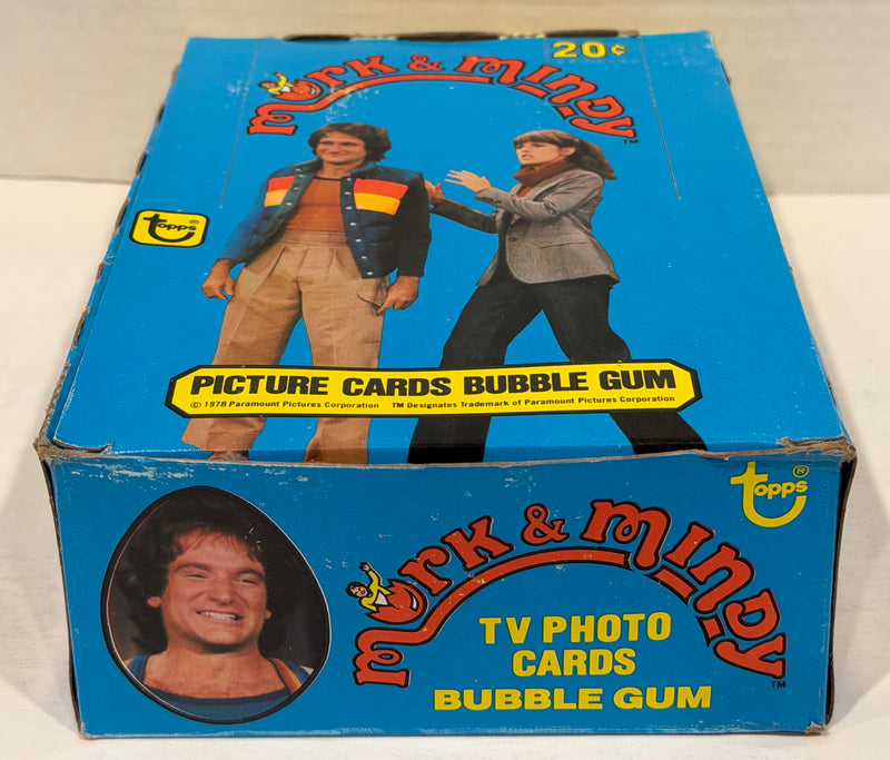 Mork & Mindy TV Show Vintage Bubble Gum Wax Card Box 36 Packs Topps 1978 FULL - TvMovieCards.com