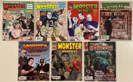 Scary Monster Memories Yearbook Horror Magazine Lot of 7 2000/2017 - TvMovieCards.com