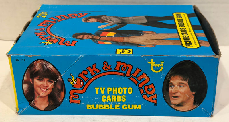 Mork & Mindy TV Show Vintage Bubble Gum Wax Card Box 36 Packs Topps 1978 FULL - TvMovieCards.com