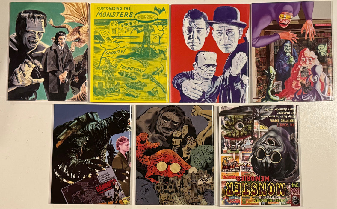 Scary Monster Memories Yearbook Horror Magazine Lot of 7 2000/2017 - TvMovieCards.com