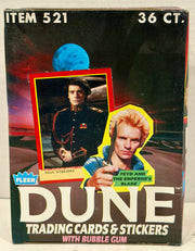 1984 Dune Vintage FULL 36 Wax Pack Trading Card Box Fleer - TvMovieCards.com
