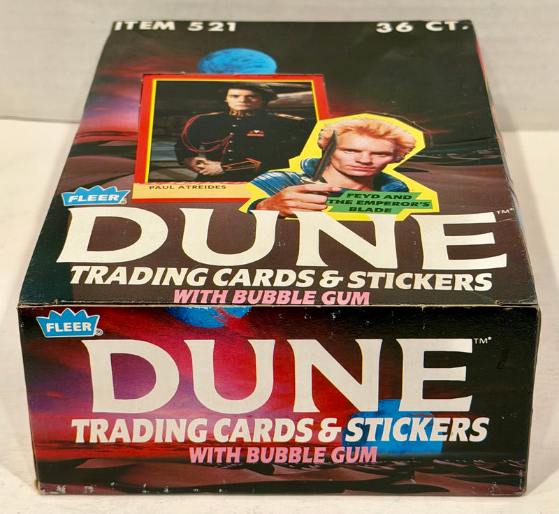 1984 Dune Vintage FULL 36 Wax Pack Trading Card Box Fleer - TvMovieCards.com