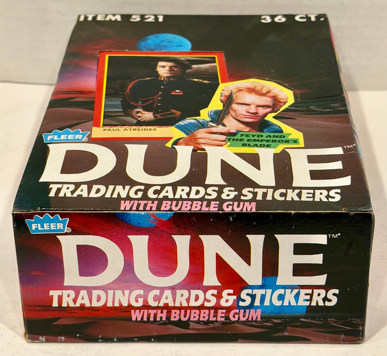 1984 Dune Vintage FULL 36 Wax Pack Trading Card Box Fleer