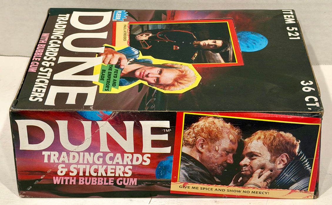 1984 Dune Vintage FULL 36 Wax Pack Trading Card Box Fleer