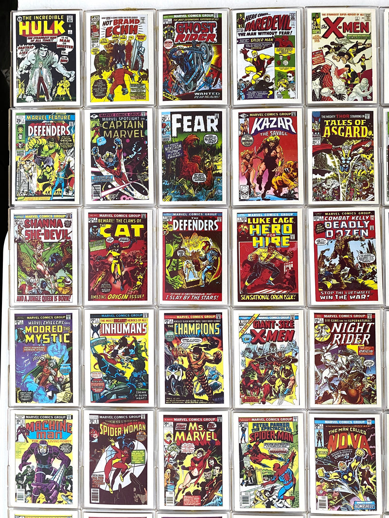 Marvel Superheroes 1st Issue Covers - Complete Set of 60 Cards F.T.C.C. 1984   - TvMovieCards.com