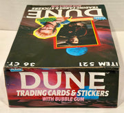 1984 Dune Vintage FULL 36 Wax Pack Trading Card Box Fleer - TvMovieCards.com