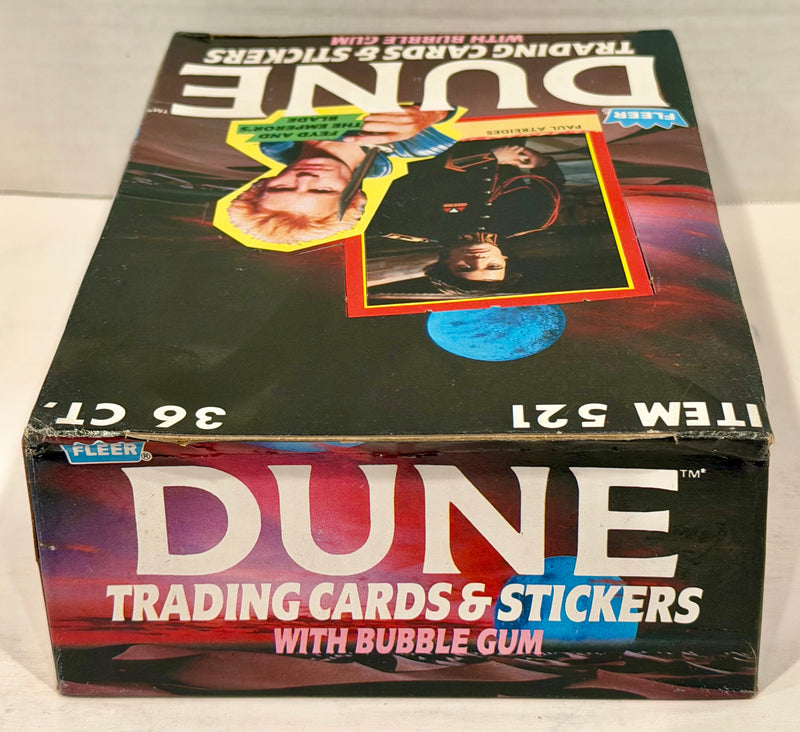 1984 Dune Vintage FULL 36 Wax Pack Trading Card Box Fleer - TvMovieCards.com