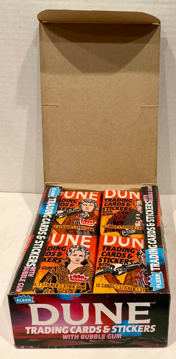1984 Dune Vintage FULL 36 Wax Pack Trading Card Box Fleer