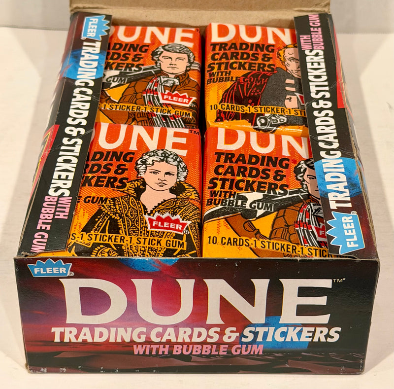 1984 Dune Vintage FULL 36 Wax Pack Trading Card Box Fleer - TvMovieCards.com