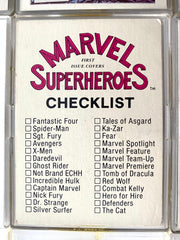 Marvel Superheroes 1st Issue Covers - Complete Set of 60 Cards F.T.C.C. 1984   - TvMovieCards.com