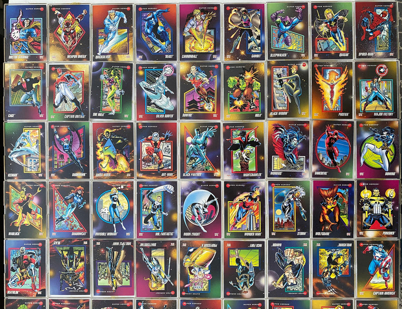 Marvel Universe Series 3 Base Trading Card Set 200 Cards Impel 1992   - TvMovieCards.com