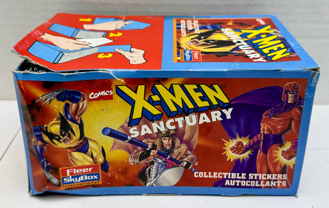 1996 Marvel X-Men Sanctuary Album Sticker Box 100 Packs Sealed Skybox Fleer   - TvMovieCards.com