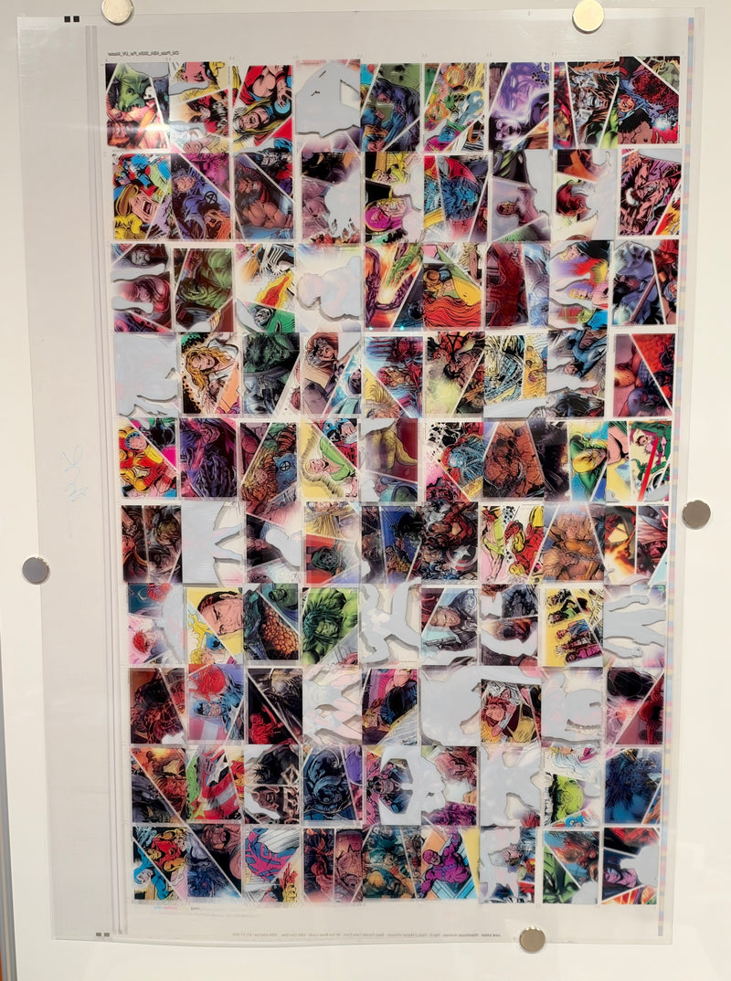 Marvel Universe 2011 Rittenhouse Clear Parallel Card Acetate Set 90 Uncut Sheet