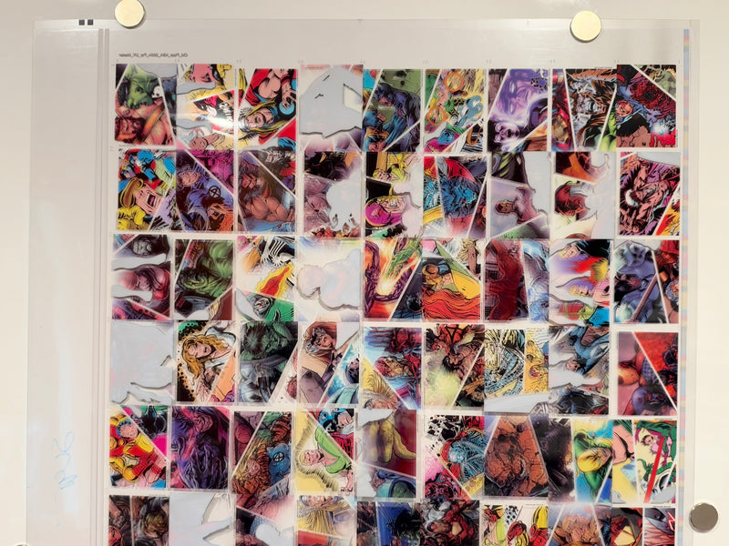 Marvel Universe 2011 Rittenhouse Clear Parallel Card Acetate Set 90 Uncut Sheet