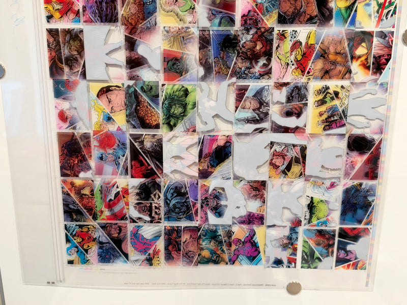 Marvel Universe 2011 Rittenhouse Clear Parallel Card Acetate Set 90 Uncut Sheet