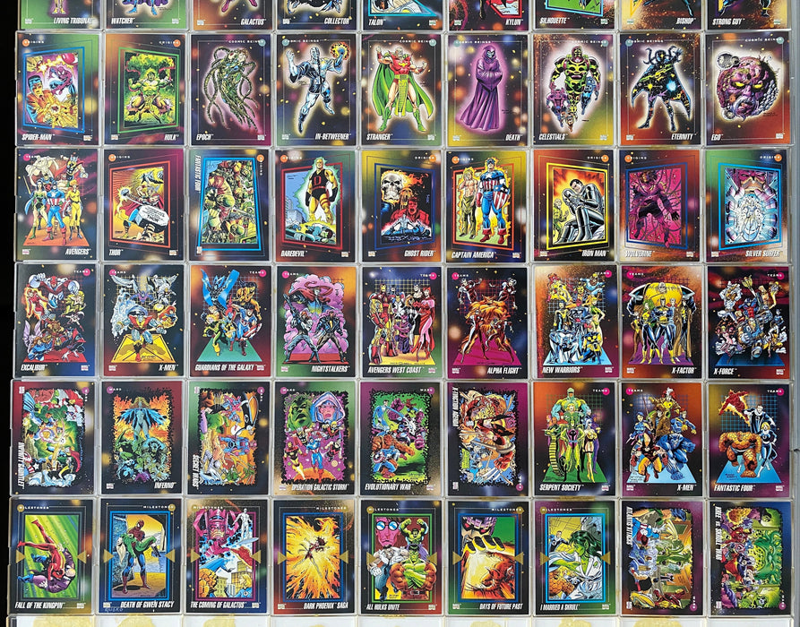 Marvel Universe Series 3 Base Trading Card Set 200 Cards Impel 1992   - TvMovieCards.com