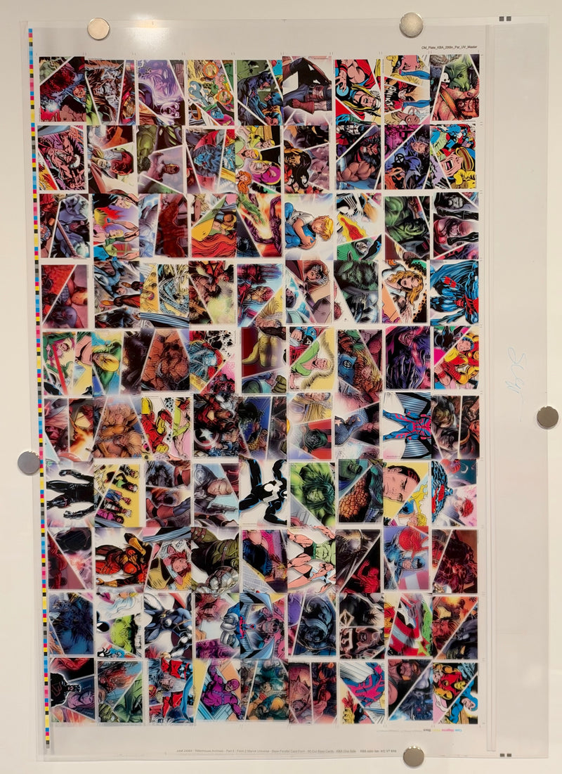Marvel Universe 2011 Rittenhouse Clear Parallel Card Acetate Set 90 Uncut Sheet