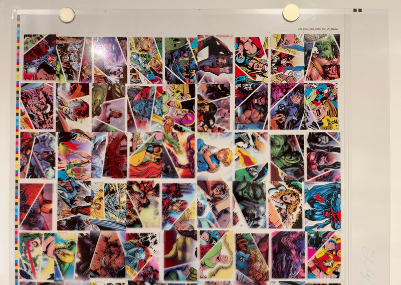 Marvel Universe 2011 Rittenhouse Clear Parallel Card Acetate Set 90 Uncut Sheet