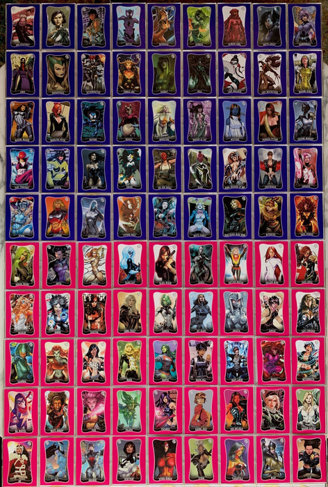 Marvel Dangerous Divas Series 2 Base Card Set 90 Cards   - TvMovieCards.com