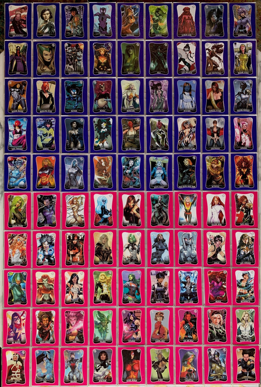 Marvel Dangerous Divas Series 2 Base Card Set 90 Cards   - TvMovieCards.com