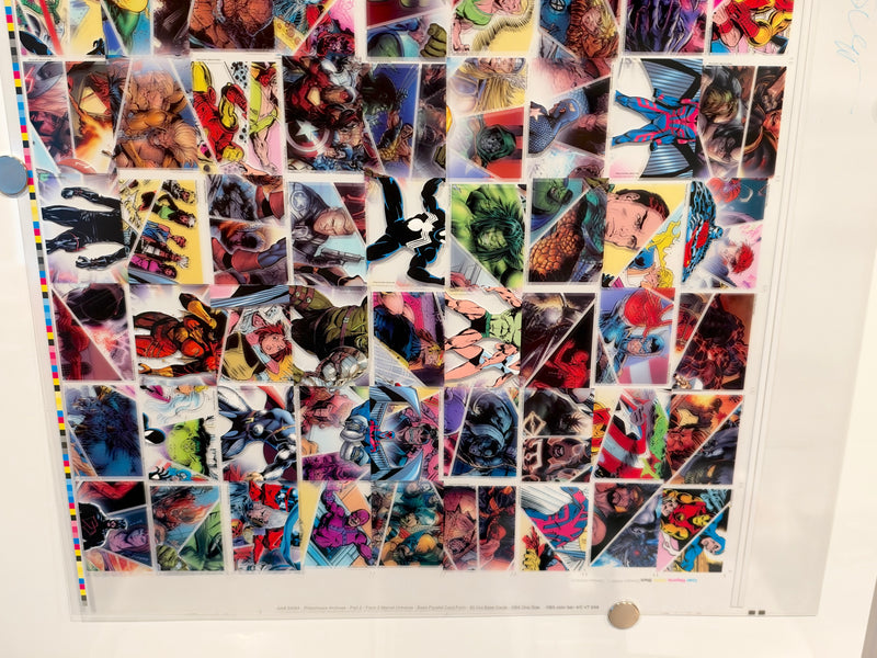Marvel Universe 2011 Rittenhouse Clear Parallel Card Acetate Set 90 Uncut Sheet