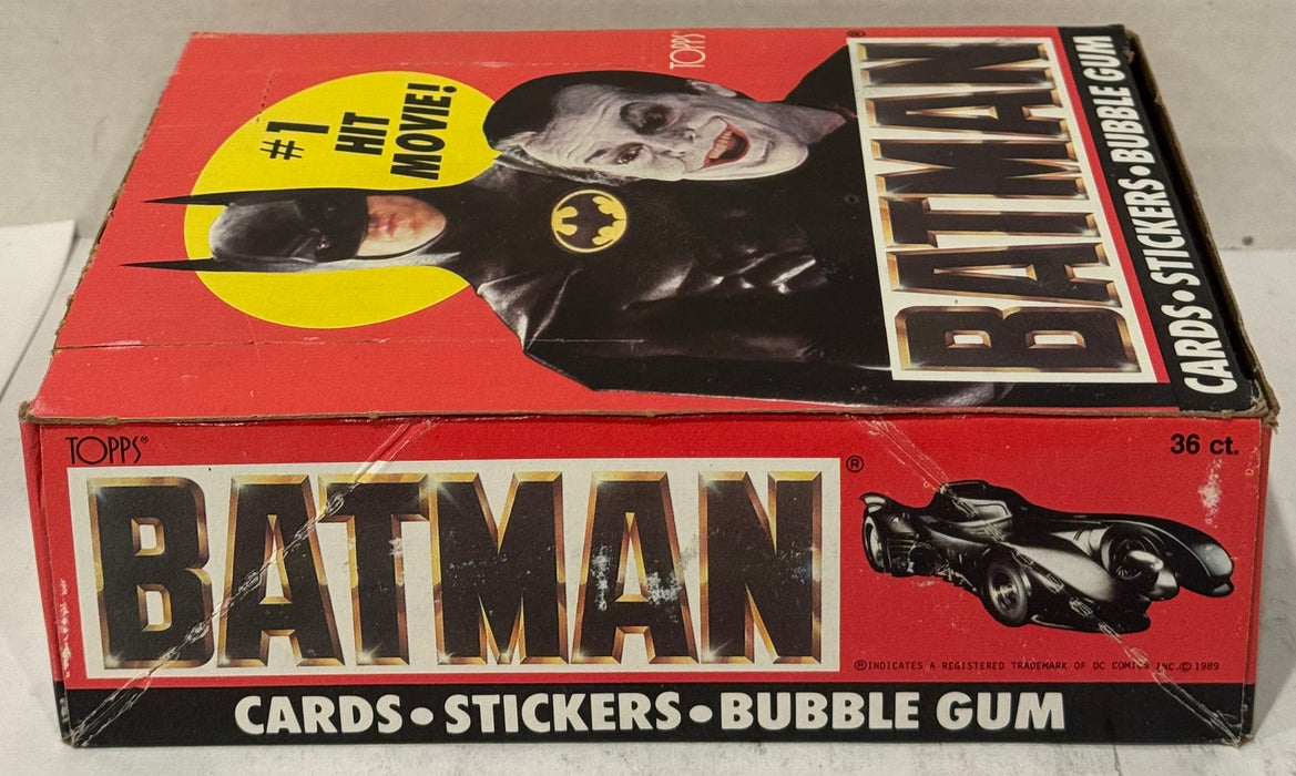 Batman Movie Series 1 Vintage Trading Wax Trading Card Box 36 Packs Topps 1989 - TvMovieCards.com