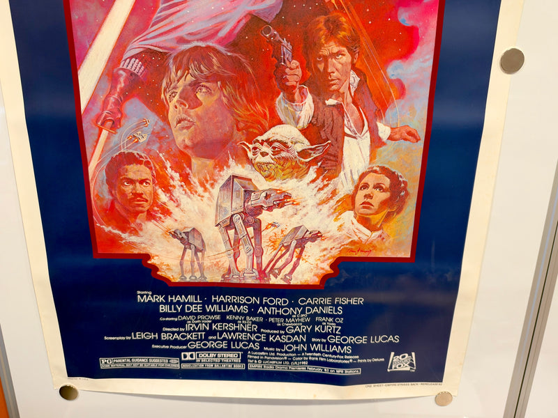 1982R Star Wars Episode V "Empire Strikes Back" 1SH Movie Poster Rerelease