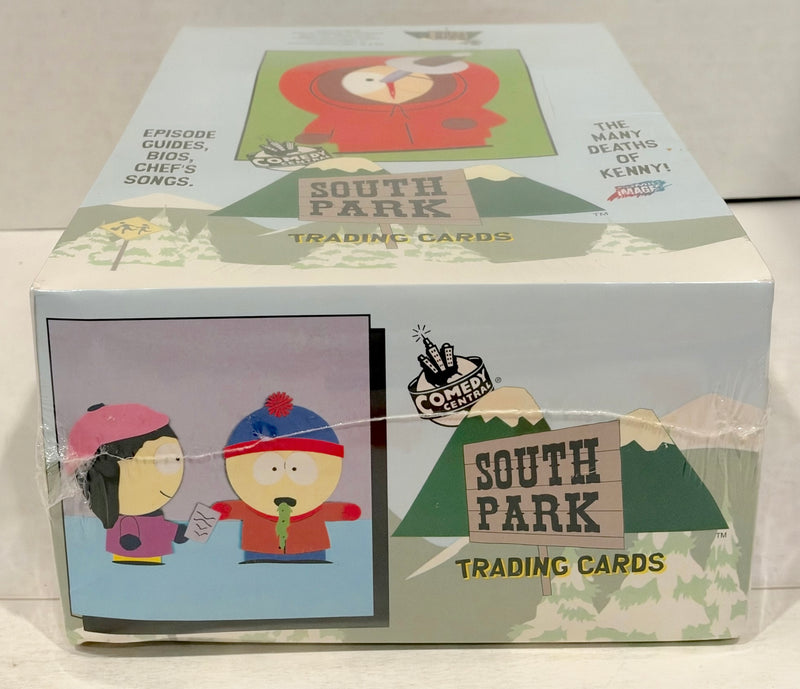 1998 South Park Jumbo Wax Trading Card Box Comic Images 30 Packs Factory Sealed