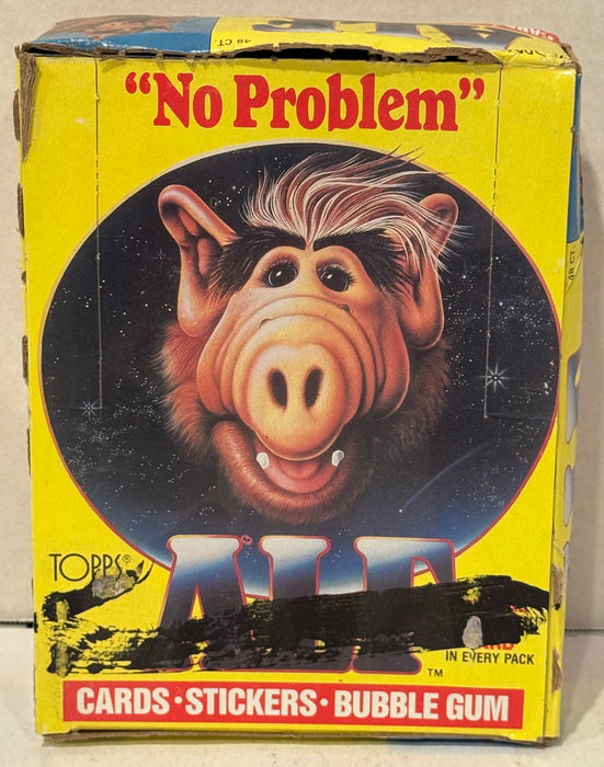Alf Series 1 Vintage Bubble Gum Wax Trading Card Box 48 Packs Topps 1987 FULL - TvMovieCards.com