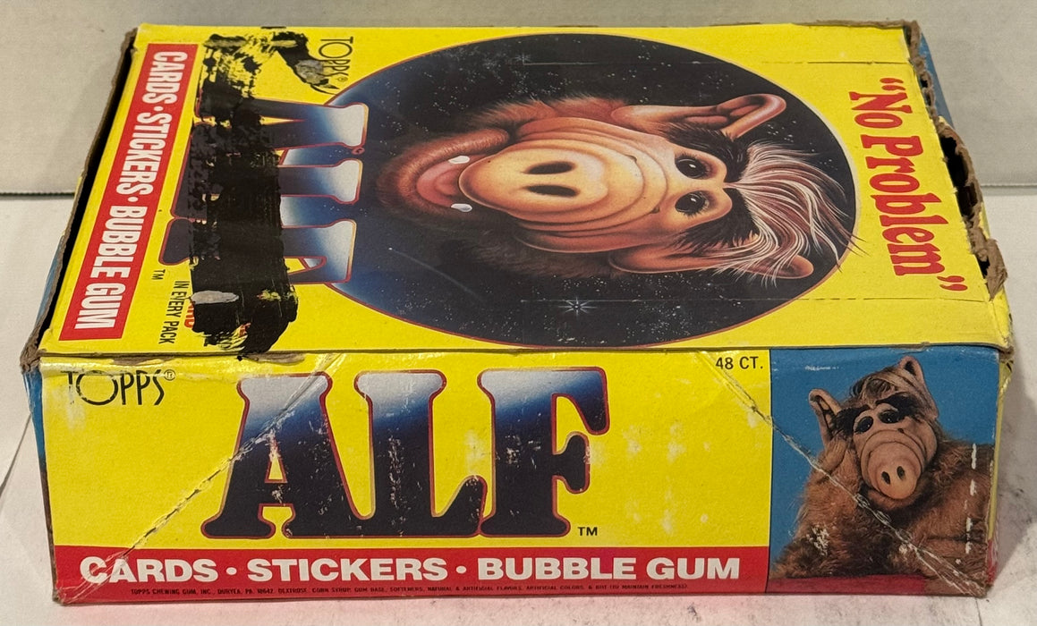Alf Series 1 Vintage Bubble Gum Wax Trading Card Box 48 Packs Topps 1987 FULL - TvMovieCards.com