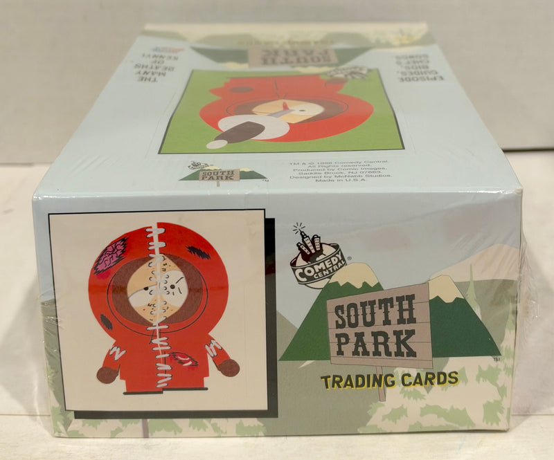 1998 South Park Jumbo Wax Trading Card Box Comic Images 30 Packs Factory Sealed