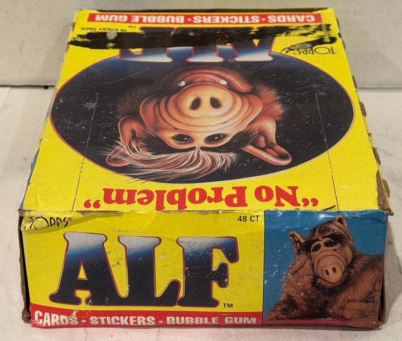 Alf Series 1 Vintage Bubble Gum Wax Trading Card Box 48 Packs Topps 1987 FULL - TvMovieCards.com