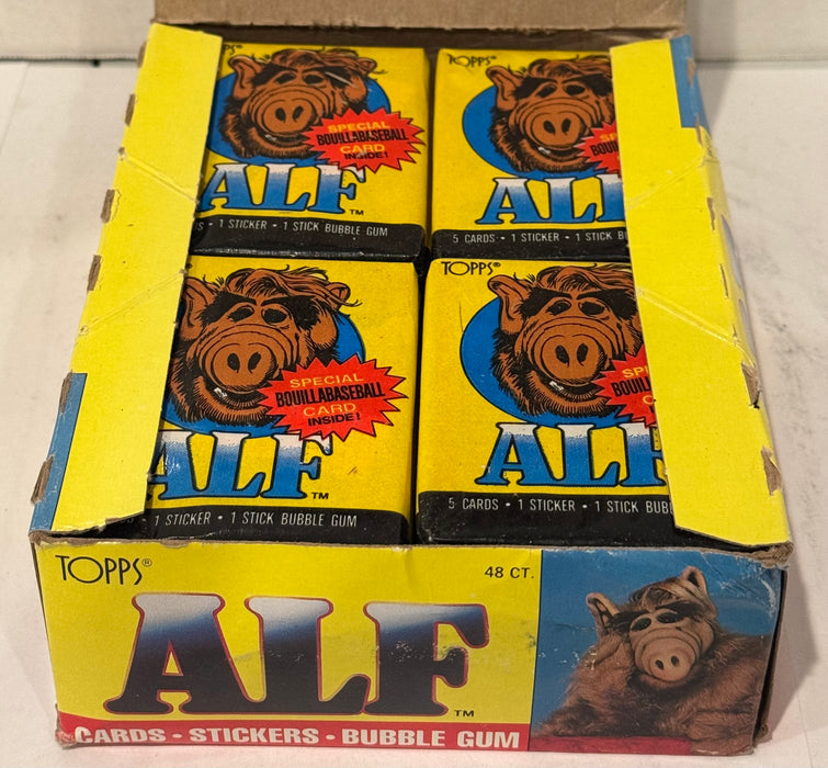 Alf Series 1 Vintage Bubble Gum Wax Trading Card Box 48 Packs Topps 1987 FULL - TvMovieCards.com