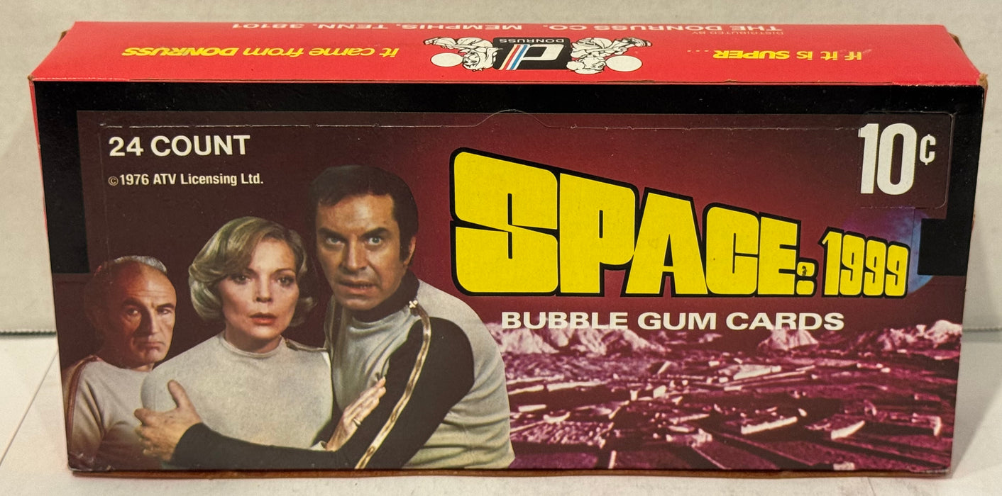 Space 1999 Vintage Bubble Gum Card Box 24 Packs FULL Donruss 1976 - TvMovieCards.com
