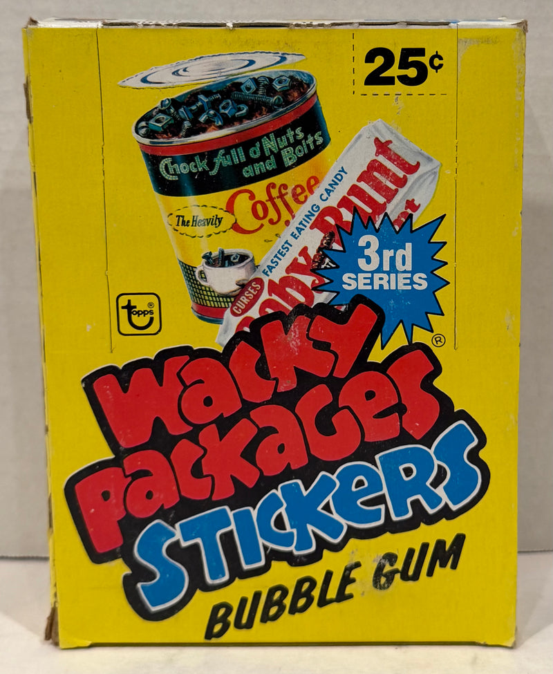 1980 Topps Wacky Packages Stickers 3rd Series Wax Box Topps FULL 36CT - TvMovieCards.com