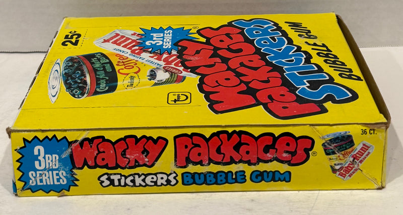 1980 Topps Wacky Packages Stickers 3rd Series Wax Box Topps FULL 36CT - TvMovieCards.com