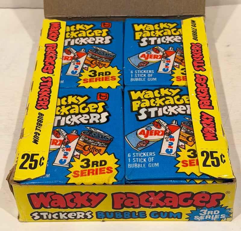 1980 Topps Wacky Packages Stickers 3rd Series Wax Box Topps FULL 36CT - TvMovieCards.com