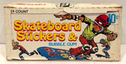 1976 Skateboard Stickers & Gum Trading Card Wax Box Full 24 Packs Donruss - TvMovieCards.com