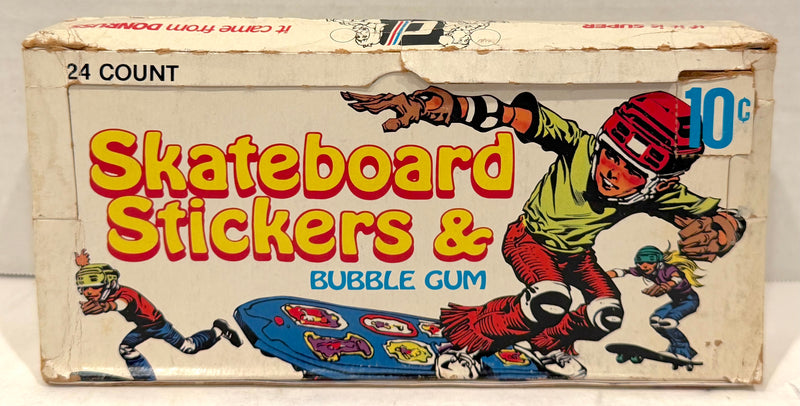 1976 Skateboard Stickers & Gum Trading Card Wax Box Full 24 Packs Donruss - TvMovieCards.com
