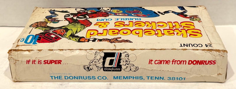 1976 Skateboard Stickers & Gum Trading Card Wax Box Full 24 Packs Donruss - TvMovieCards.com