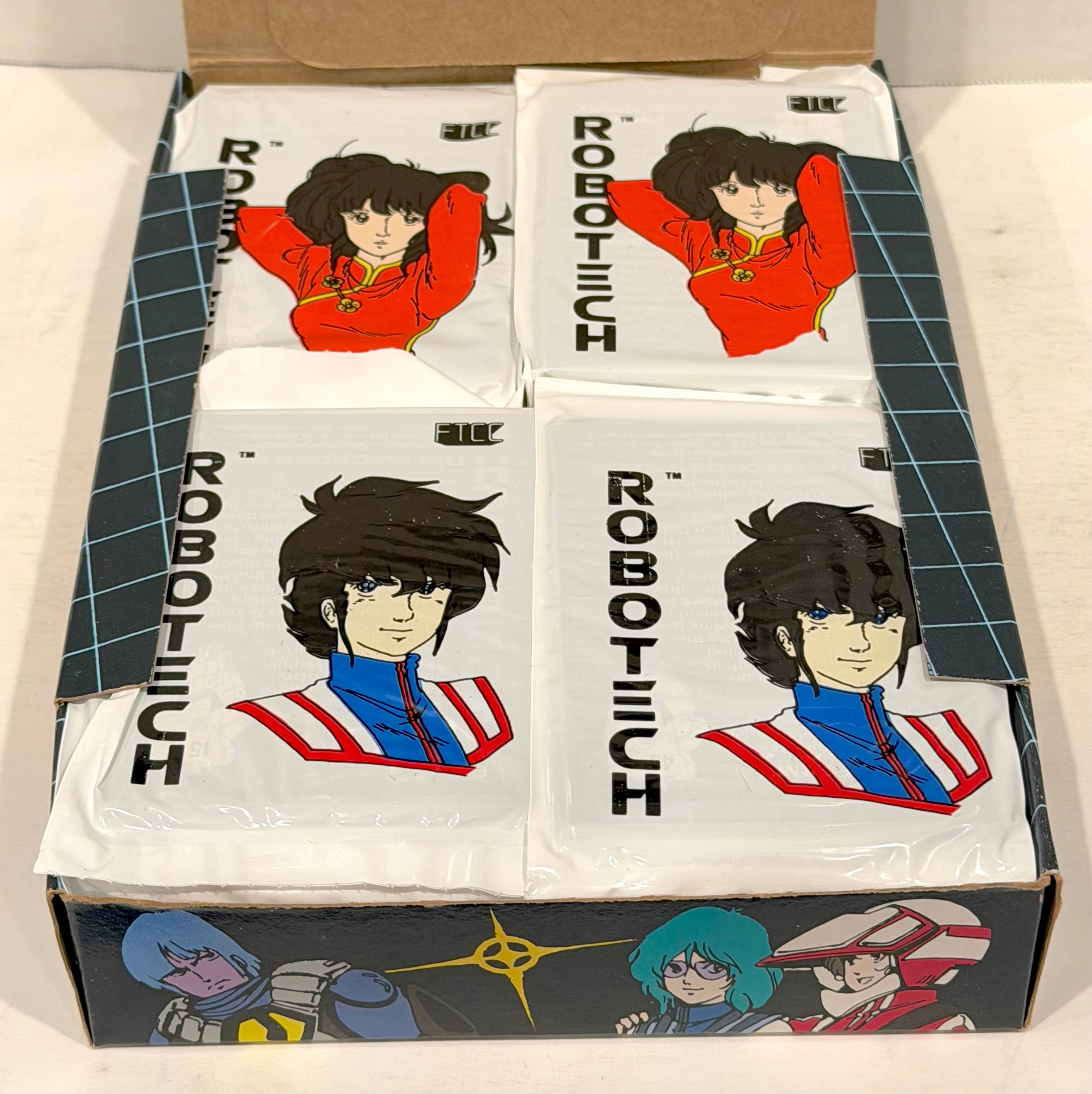 1985 Robotech The Macross Sage Vintage Trading Card Box Full 48