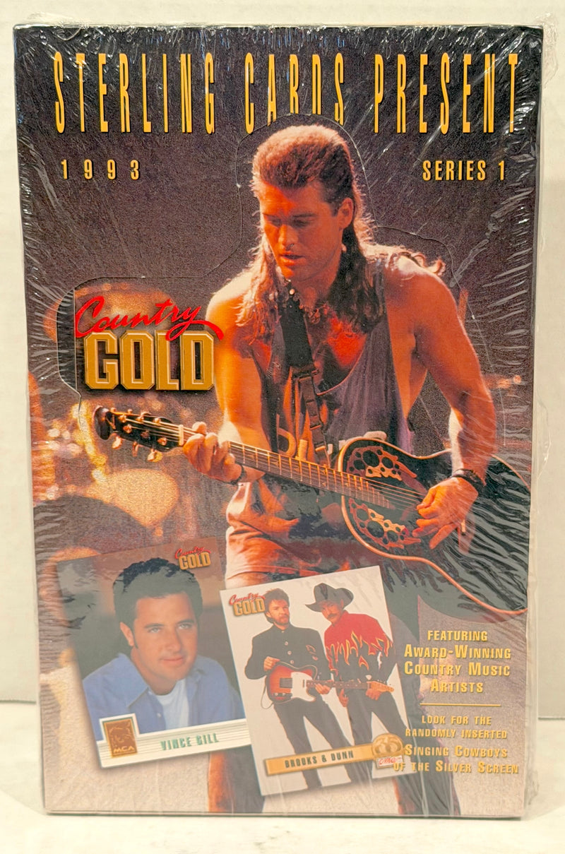 1993 Sterling Cards Present Country Gold Series 1 Trading Card Box 36 Packs - TvMovieCards.com