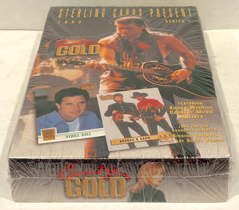 1993 Sterling Cards Present Country Gold Series 1 Trading Card Box 36 Packs - TvMovieCards.com