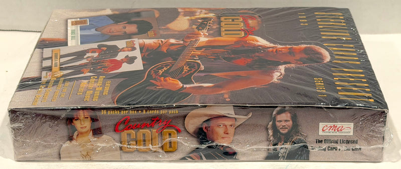 1993 Sterling Cards Present Country Gold Series 1 Trading Card Box 36 Packs - TvMovieCards.com